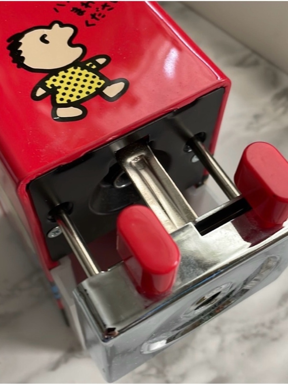 Sanrio - Minna no tabo 1989 retro metal pencil sharpener - made in Japan - Picture 9 of 11